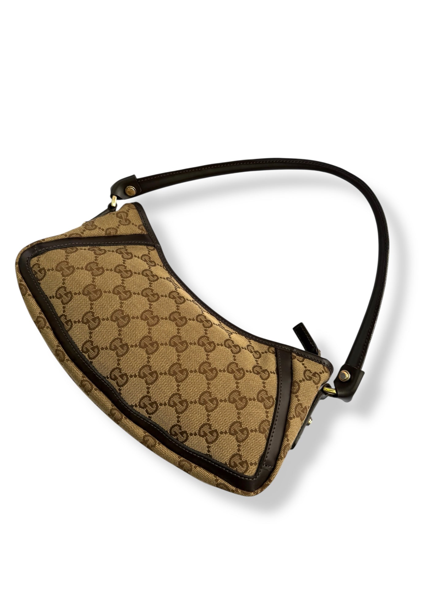 Vintage gucci
Original Gg Canvas D-Ring Abbey Pochette
