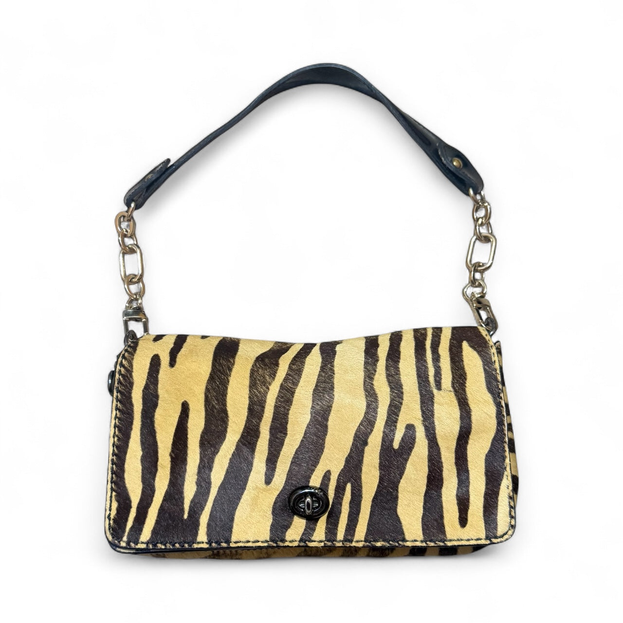 Coach Limited Edition Pony Hair Tiger Print Shoulder Bag