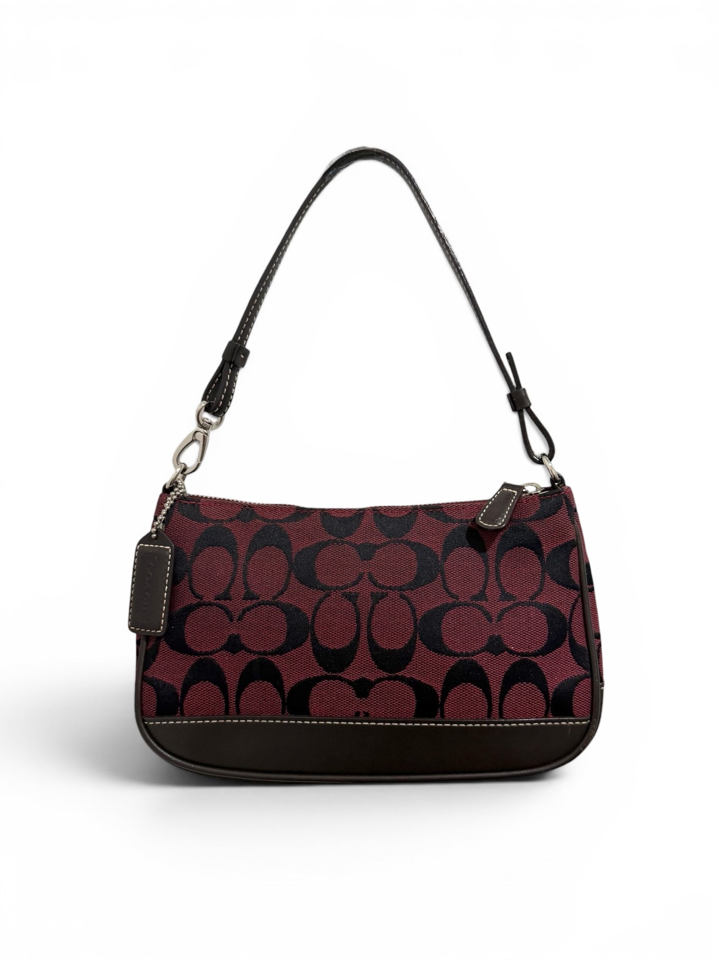 Coach Signature Jacquard Mini Shoulder Bag