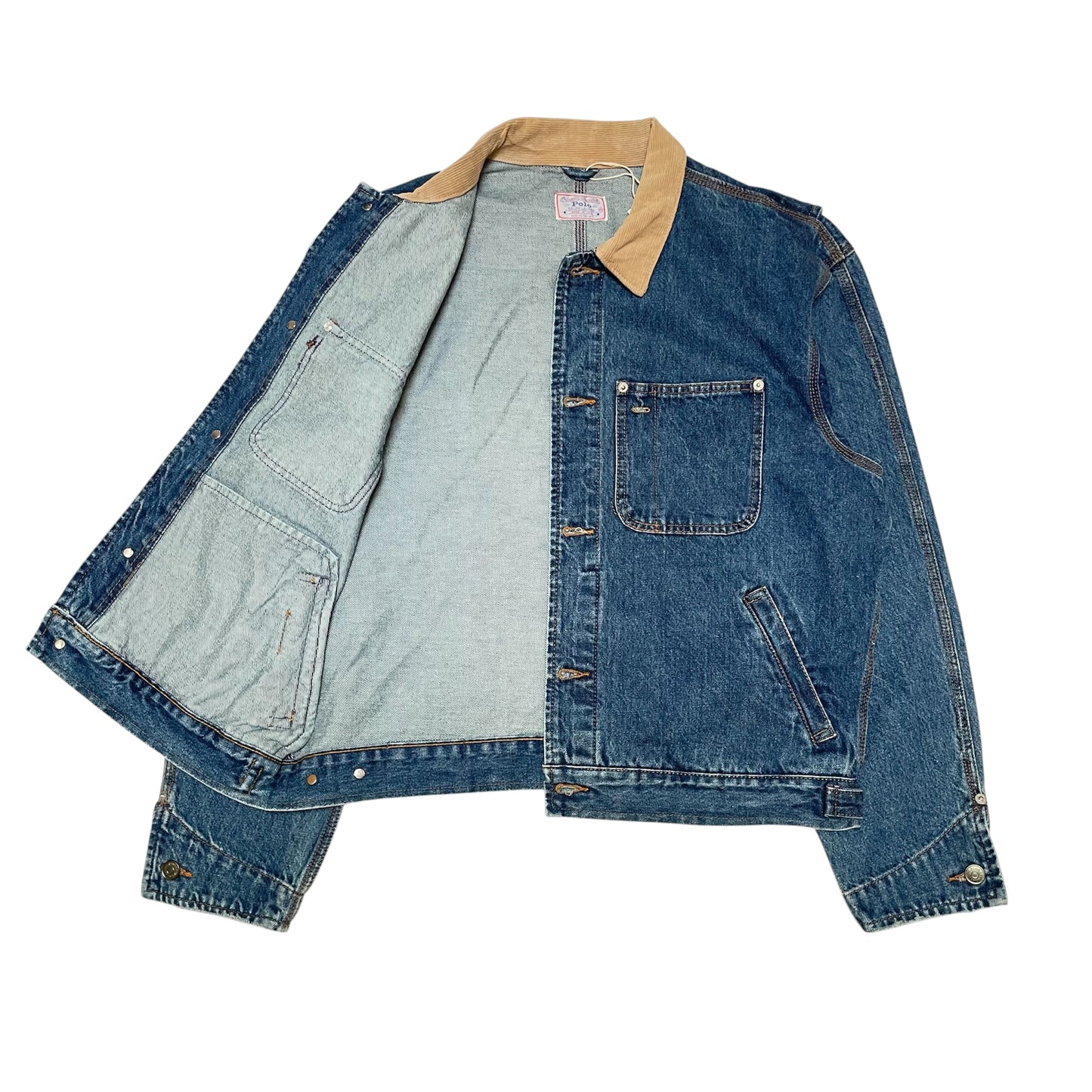 Polo Ralph Lauren Denim Chore Jacket – Corduroy Collar
