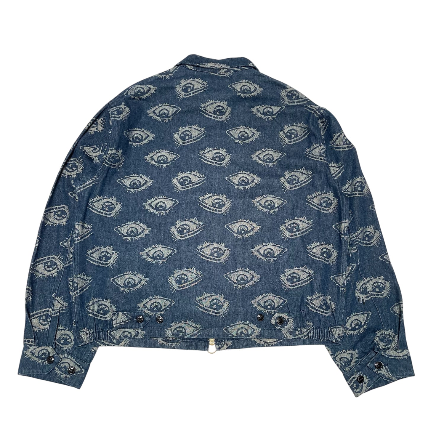 Kapital Kountry 12oz SPEAKEASY Denim Drizzler Jacket – Eyes Jacquard Pattern