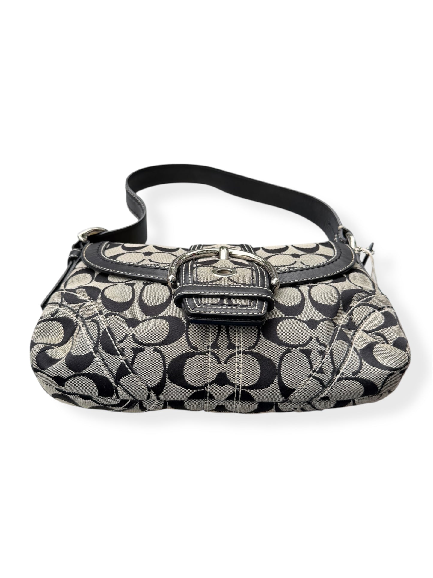 Coach Signature Buckle Shoulder Bag (Rare)