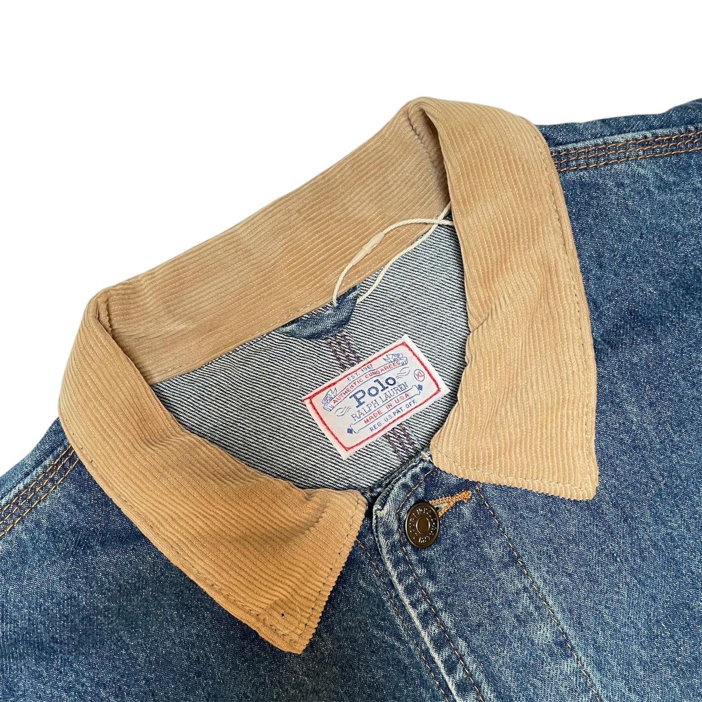 Polo Ralph Lauren Denim Chore Jacket – Corduroy Collar