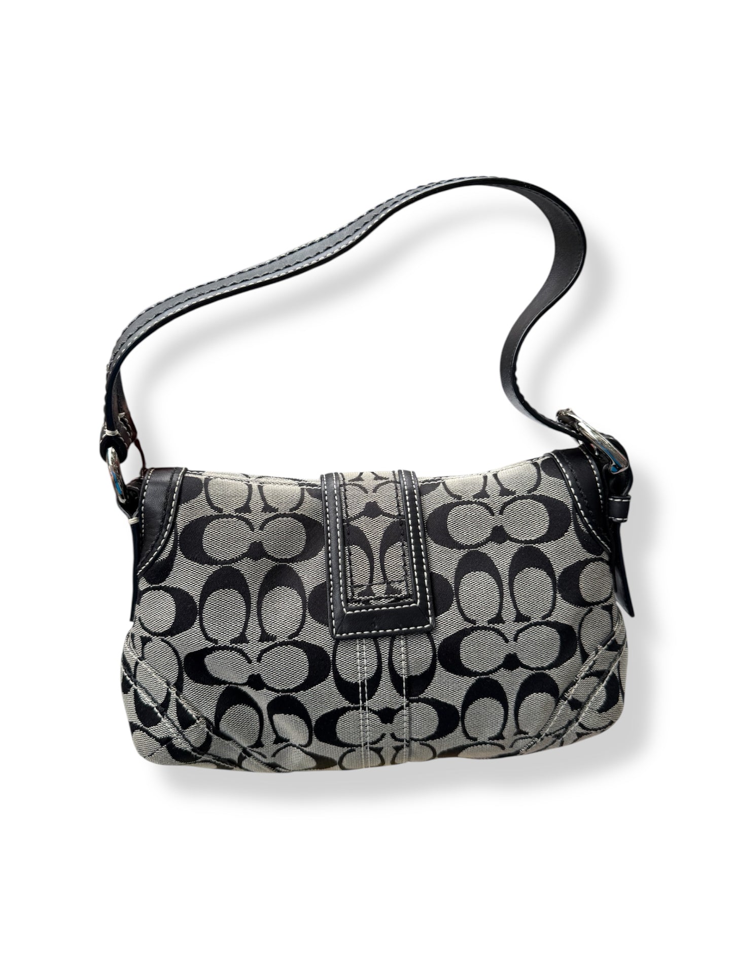 Coach Signature Buckle Shoulder Bag (Rare)