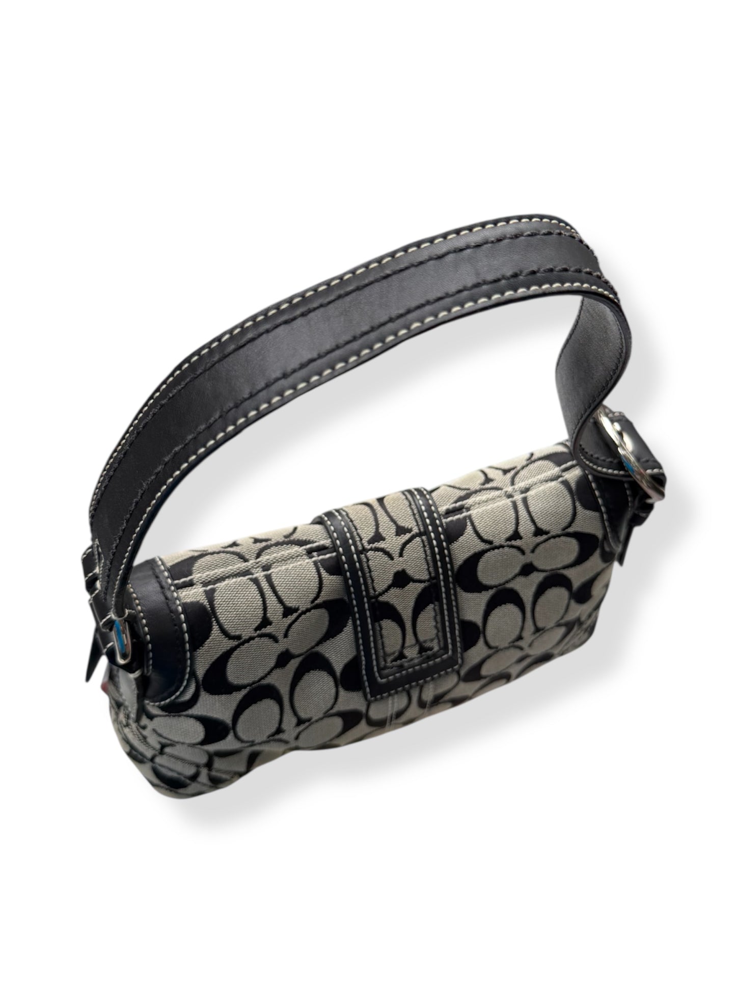 Coach Signature Buckle Shoulder Bag (Rare)