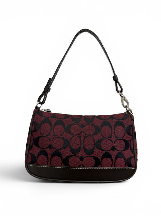 Coach Signature Jacquard Mini Shoulder Bag