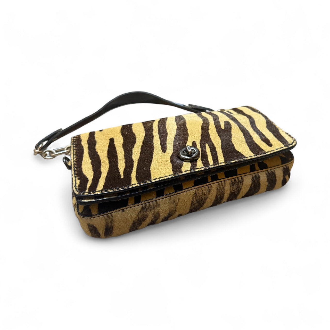 Coach Limited Edition Pony Hair Tiger Print Shoulder Bag