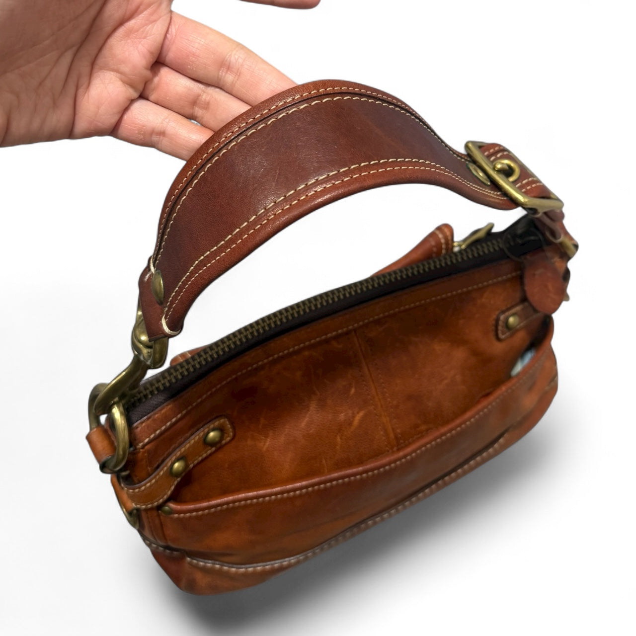 (Super Rere) Coach Legacy Leather Pocket Satchel