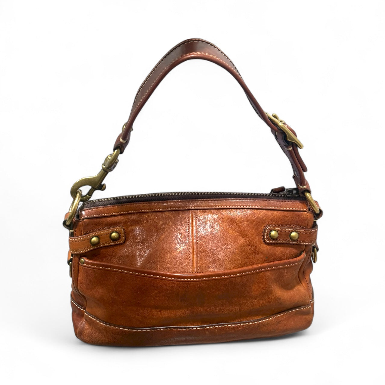 (Super Rere) Coach Legacy Leather Pocket Satchel