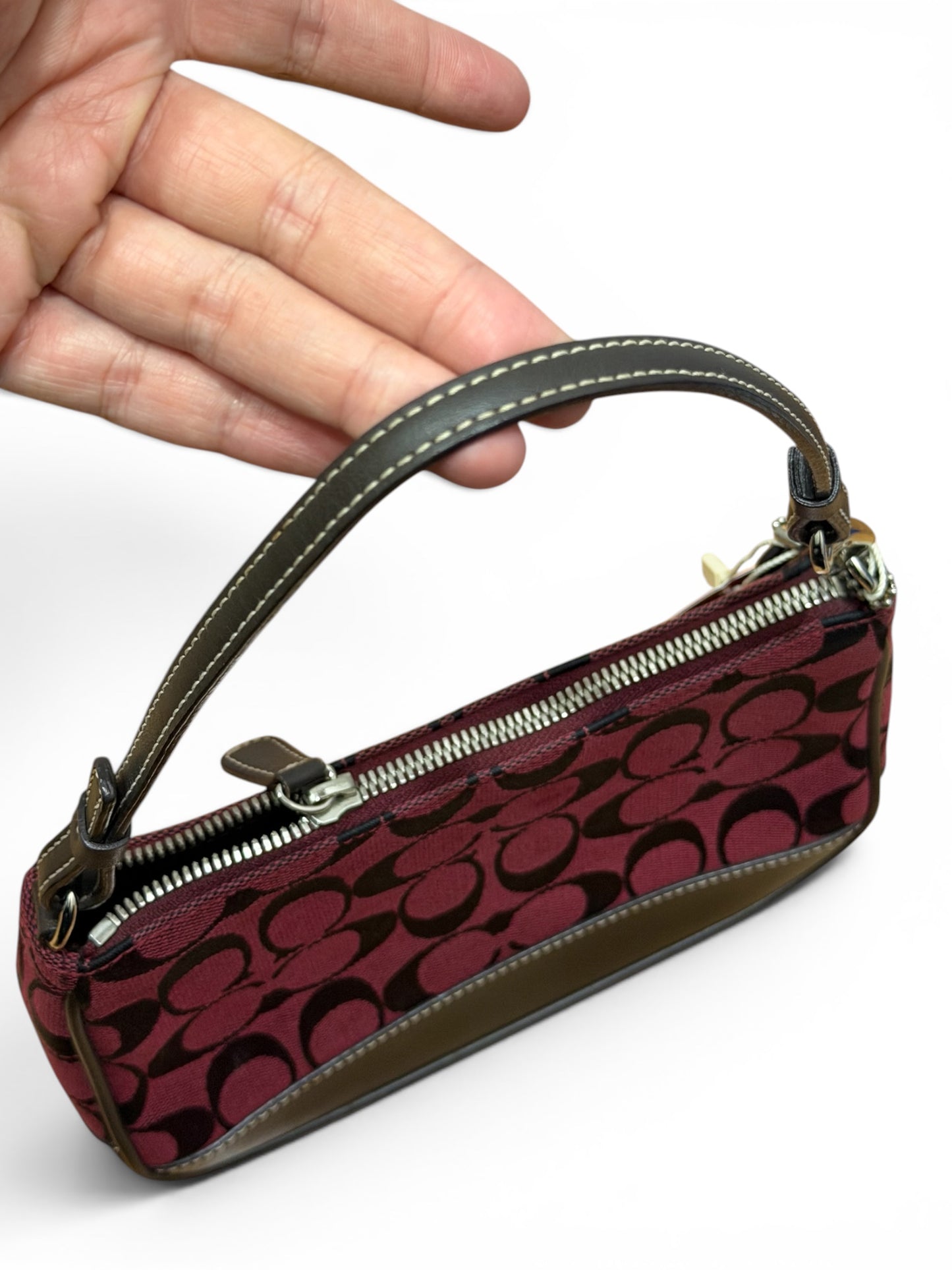 Coach Signature Jacquard Mini Shoulder Bag